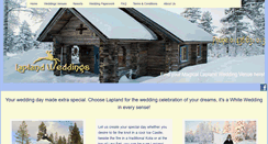 Desktop Screenshot of laplandweddings.com